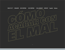 Tablet Screenshot of comoacabarconelmal.net